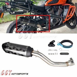 For Harley Pan America 1250 RA1250 RA1250S Carbon Fiber Complete Exhaust System - Picture 1 of 8