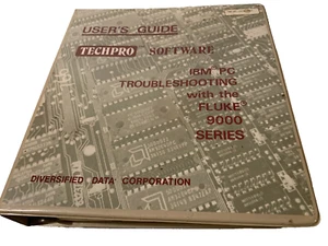 TECHPRO MANUAL GUÍA DE USUARIOS IBM PC PROBLEMAS SHOOTING FLUKE SERIE 9000 - Imagen 1 de 9