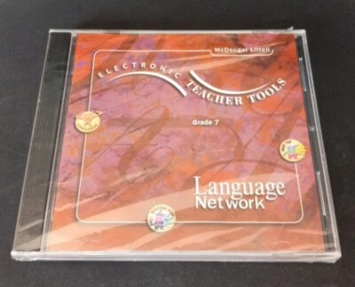 McDougal Littell Language Network Electronic Teacher Tools Grade 7 (PC, SEALED) - Image 1 of 4
