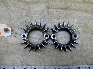 1971 Honda CB175 H1255-1. exhaust header clamps flanges #2 - Picture 1 of 4