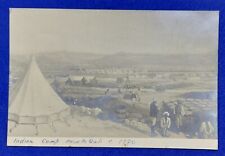 1870 British-Indian Camp near Ta'Qali Photo/Card