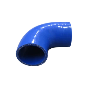 CXRacing 1.75" 90 Degree 65mm Enforced Universal Blue Silicon Elbow Hose Coupler - Imagen 1 de 1