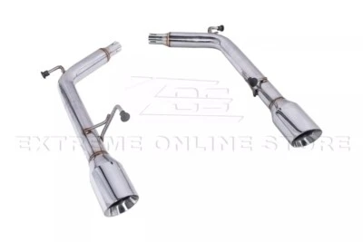 EOS STAINLESS REAR AXLE BACK DUAL TIPS EXHAUST FOR INFINITI G35 G37 SEDAN 07-14 Foto 1 de 4