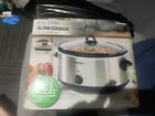Daewoo Stainless Steel Slow Cooker With 3 Heat Settings & Power Indicator 3.5-L