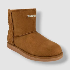 Juicy Couture Women's Brown Cognac Micro Kave Winter Boots Shoe Size 9 - Picture 1 of 8