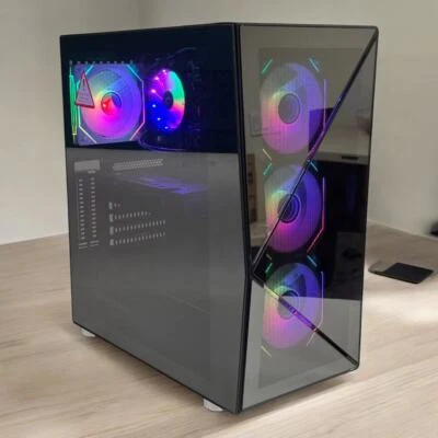 ARGB Gaming Desktop Computer i7 PC 64GB DDR4 1TB SSD NVIDIA GTX 1070 Win11P BT - Image 1 of 4