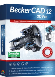 BeckerCAD 12 3D PRO - CADdy++ - AutoCAD kompatibel inkl. Handbuch - DVD-ROM - Bild 1 von 5