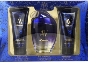 Adrienne Glamour Passionate Eau De Parfum Spray 90ml& Body Lotion & Shower Gel - Picture 1 of 1