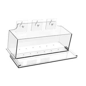 Clear Plant Pot Home Decor Windowsill Planter Box for Office Patio Courtyard - Picture 1 of 7