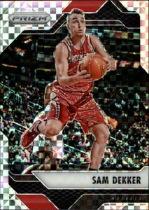 2016-17 Panini Prizm Prizms Starburst #229 Sam Dekker (ROCKETS)
