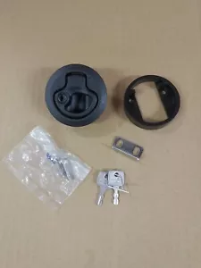 SOUTHCO *NEW* M1-42 BLACK PUSH TO CLOSE LATCH (FLUSH PULL LATCH) LOCKING #M1-42 - Picture 1 of 5