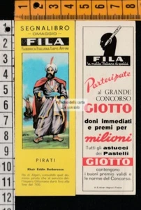 ROW PENCILS PASTELS GIOTTO, BOOKMARK - PIRATES, KHAIR EDDIN BARBAROSSA - Picture 1 of 1