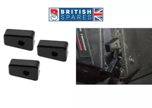 DEFENDER HASTA 2007 CONTROLES DE CALEFACCIÓN ALUMINIO ANODIZADO NEGRO X 3 DA8945 - Imagen 1 de 1