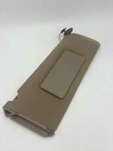 1995-1999 Yukon Escalade Tahoe Suburban RH  Passenger Sun Visor  W/ Lights Tan - Picture 1 of 8