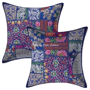 Decorative Home Decor 12 x 12 in Boho Cushion Cover Vintage Bohemian Pillow Case - Picture 1 of 6