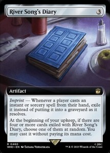 River Song's Diary ( extended ) Universe Beyond: Doctor Who -Magic the Gathering