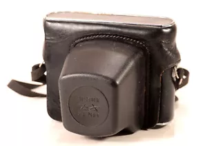 KMZ Leather Camera Case with Strap Soviet USSR Black for ZENIT 12XP 12SD EXC+ - Picture 1 of 6