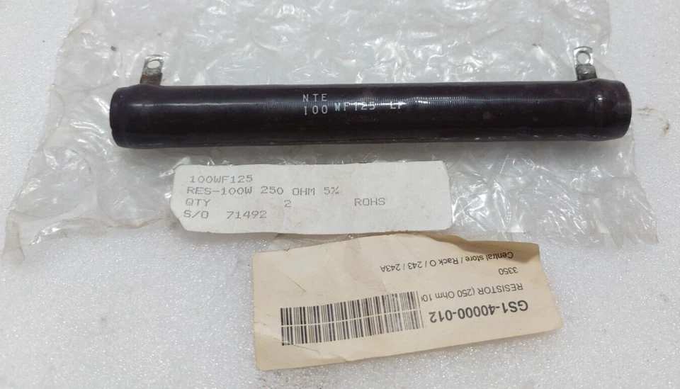 NTE 100WF125 Resistor 100 WF125 LF - Image 1 of 4