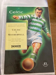 Celtic v Motherwell 8. August 1992 - Bild 1 von 1