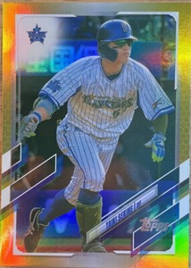 2021 Topps NPB Nippon Professional Baseball Taiki Sekine #39 Gold Foil Parallel
