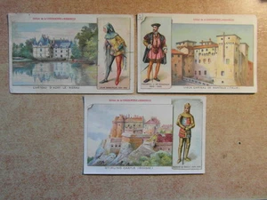 (PC) 3 x CHROMOS AIGUEBELLE CPA CARTE POSTALE POSTCARD CHATEAUX D EUROPE - Picture 1 of 2