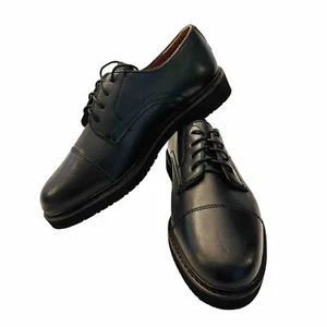 Duck Head Black Leather Lace Up Dress Shoes Men’s 9.5 M NEW - Picture 1 of 9
