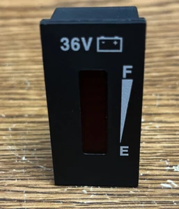 Vertical 36 Volt Digital State of Charge Meter Electric Golf Cart, Curtis Brand - Bild 1 von 3
