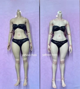 Figura de acción duradera Worldbox AT202 ESCALA 1/6 cuerpo femenino pierna regordeta PÁLIDA cuerpo - Imagen 1 de 5