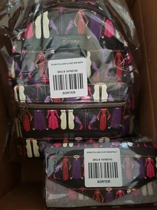 Loungefly Disney Villains Dresses Mini Backpack & Wallet Matching Set  - Picture 1 of 4