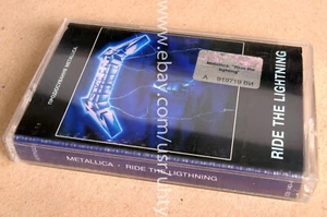 METALLICA RIDE THE LIGHTNING RARE UKR ORIGINAL TAPE CASSETTE THRASH SPEED METAL - Picture 1 of 3
