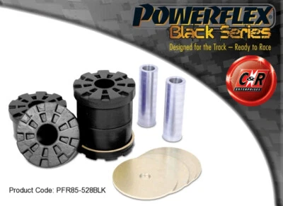 Powerflex Black Telaietto Posteriore Mnt Spazzole Per VW Golf Mk5 03-09 - Immagine 1 di 4
