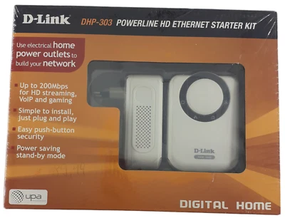 D-Link DHP-303 PowerLine HD Network Starter Kit NEU&OVP - Bild 1 von 4