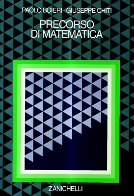 Libro Precorso di Matematica Boieri Chiti Zanichelli 2020 - Immagine 1 di 2