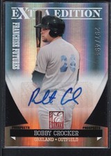 BOBBY CROCKER 2011 DONRUSS ELITE EXTRA RC AUTOGRAPH SP AUTO #297/494