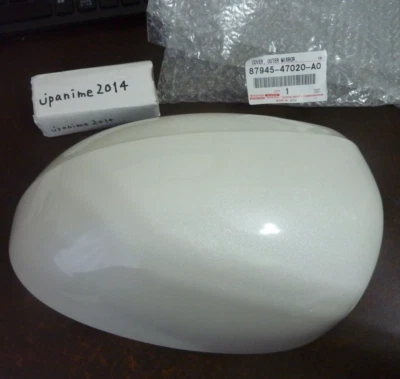 " Genuine Toyota Prius Outer Driver Left Mirror Cover White Pearl 87945-47020-A0 - Изображение 1 из 2