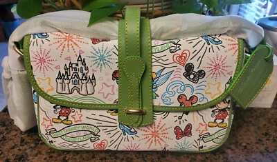 Bolso Bandolera Disney Sketch de Dooney & Bourke - 10 Aniversario Nuevo con Etiquetas Foto 1 de 3