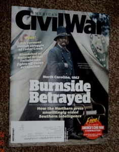 AM'S CIVIL WAR MAGAZINE: "NC 1862 - BURNSIDE BETRAYED," 62 Pages, Jan 2022, New - Picture 1 of 4