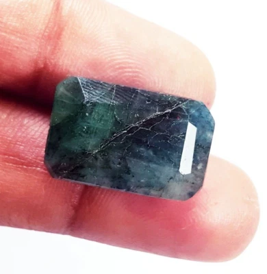 Natural Green Beryl Loose Gemstone 16.75 Ct Certified With Free Gift - Image 1 of 4