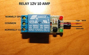 12v relay  transistor drive