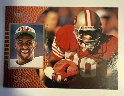 1996 Select Artist Proof- Jerry Rice #33 San Francisco 49ers Hall Of Fame - Imagem 1 de 3
