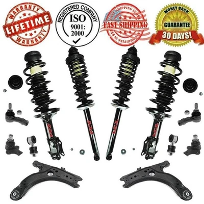 New Suspension and Chassis 12pc Kit for Volkswagen Golf 1.8L 2.0L 1993-1998 - Image 1 of 4