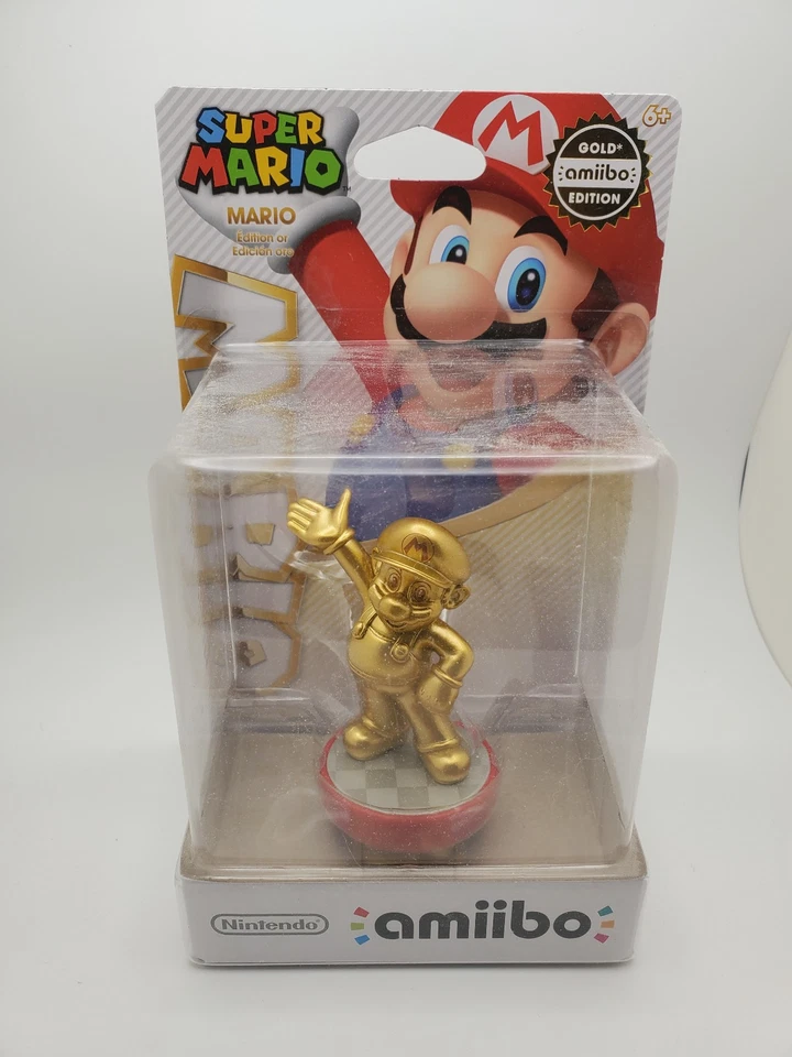 Super Mario Gold Amiibo Edition Mario NVLCABAGUSZ - Imagem 1 de 1
