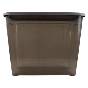 TONTARELLI CONTENITORE COMBO BOX 67LT ANTRACITE TRASPARENTE - Foto 1 di 4