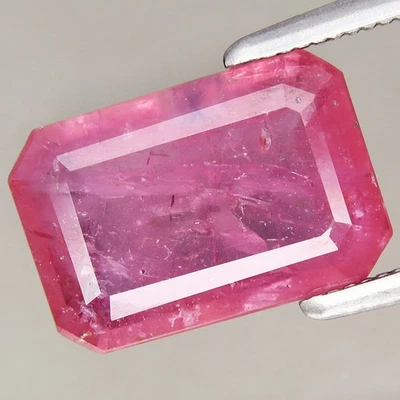 2.65ct t.w 10.2x6.9mm Octagon Natural Heated Red Ruby Mozambique, Africa - Image 1 of 4
