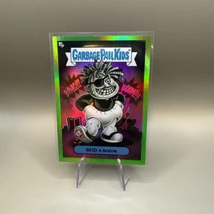 Topps GPK Green Day Garbage Pail Kids Green Foil /75 Parallel Bud A Boom - Picture 1 of 3