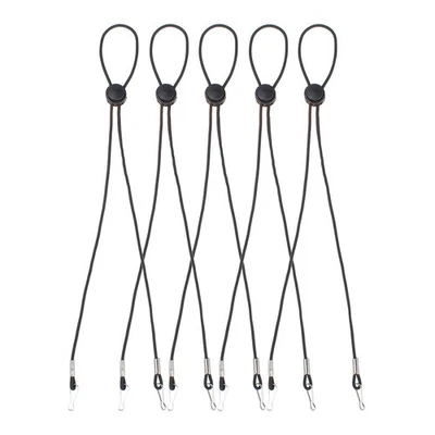 10x Cordón Collar Cordón Clip-on Máscara Identificación Insignia Soporte Ganchos Gafas Ajustables Foto 1 de 4