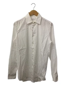 PRADA Long Sleeve Shirt 15.5 Cotton WHT UCM608 R102 1f5b Elyogore Body Used - Picture 1 of 8