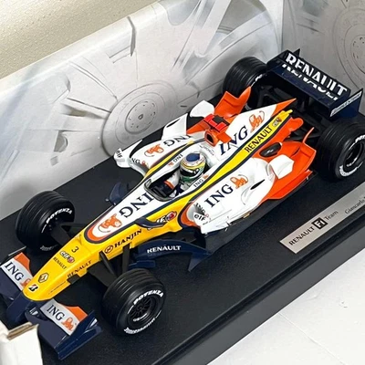 Hot Wheels Renault R27 F1 Car 1/18 Heikki Kovalainen ING Sponsor Usato - Immagine 1 di 4