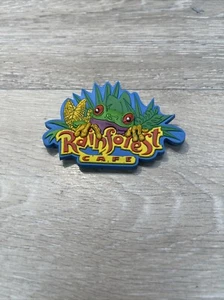 Rainforest Cafe Cha Cha the Tree Frog Rubber Fridge Magnet Refrigerator 1997 - Picture 1 of 3