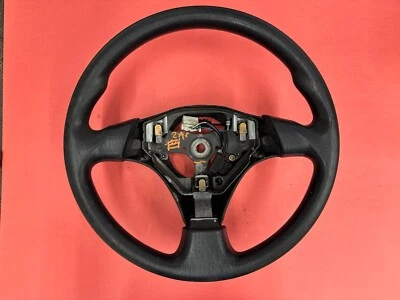 2000+ TOYOTA CELICA COROLLA MR2 3 SPOKE BLACK FOAM STEERING WHEEL! - Image 1 of 4